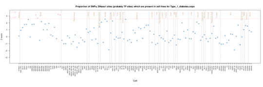 Type 1 diabetes on ENCODE