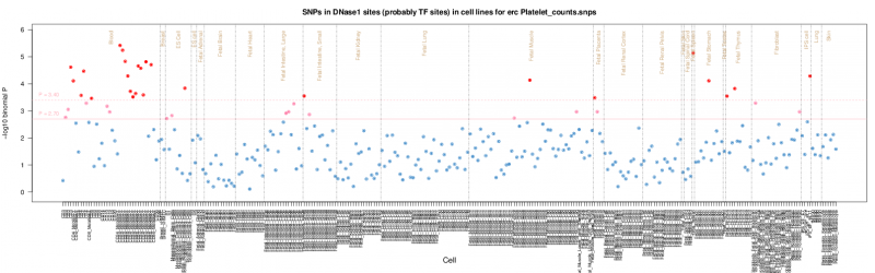 Platelet counts ERC